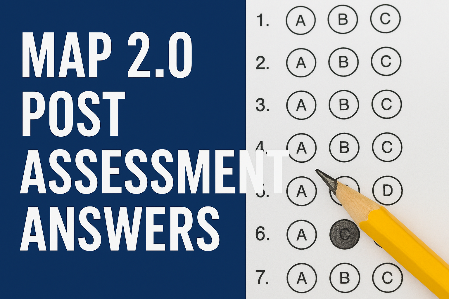 map 2.0 post assessment answers